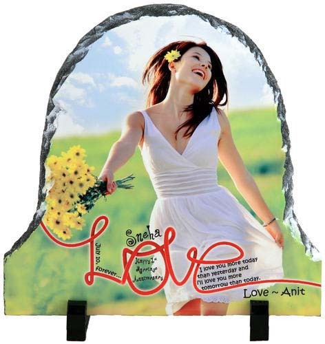 Placa de ardezie semirotunda personalizata