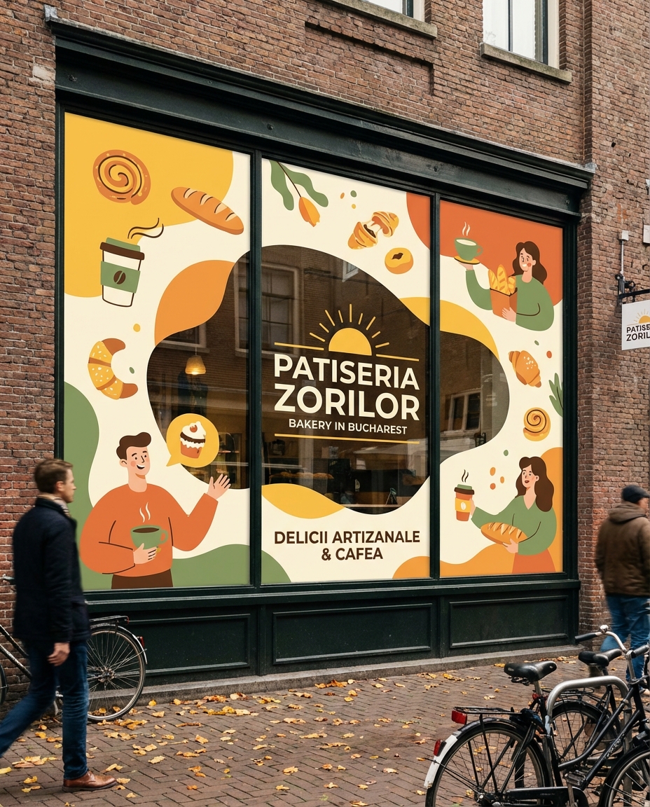 Autocolant printabil vitrine